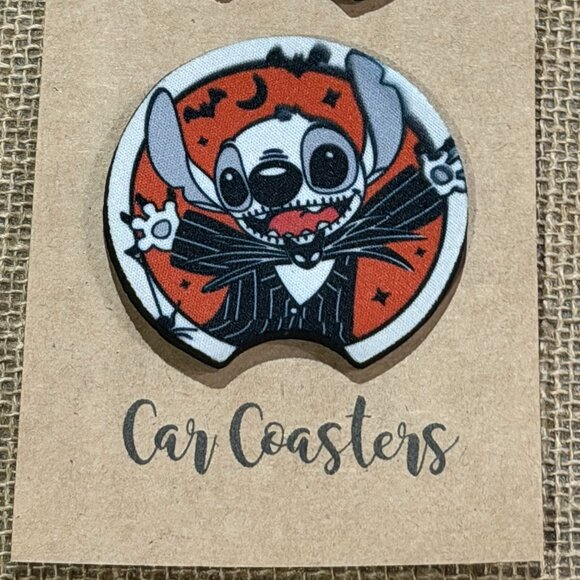 Spooky Stitches - Sublimation Neoprene Car Coasters - Picture 3 of 3